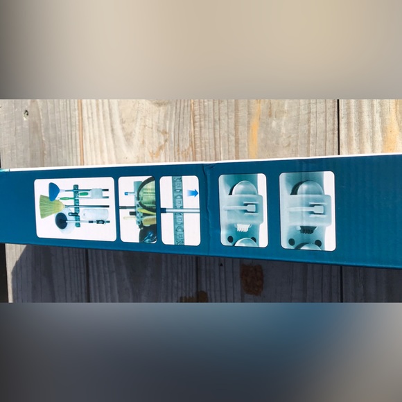 Basics Rectangular Heavy Duty, Wall Mount Storage Broom, Mop Holder - Picture 3 of 4